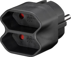 Goobay T-Shaped Wall Plug 2 Sockets