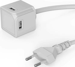 Allocacoc Suport de Încărcare cu 4 Porturi USB-...
