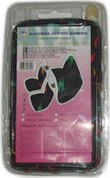 Auto Gs 3 Pieces Cotton Black Cover 11003