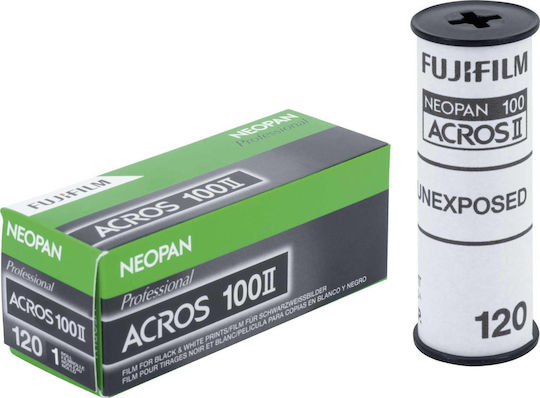 Fujifilm Черно-бял негатив Neopan 100 Acros II Ролка Филм 120 (16 Експозиции)