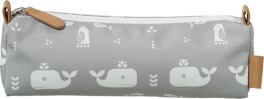 Fresk Pet Whale Dawn Grey Pencil Case Barrel Gray