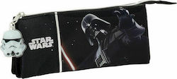 Safta Fabric Pencil Case Star Wars Vader with 2 Compartments Black