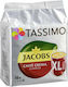 Tassimo Jacobs Caffe Crema Classico XL Espresso Capsule Compatible with Tassimo Machines 16pcs