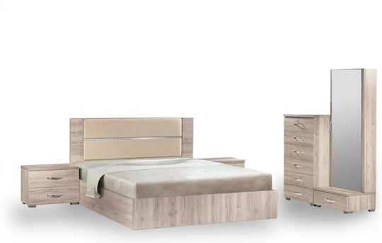 Bedroom Furniture Set Bella2 ΧΙ49 160x200cm 5pcs