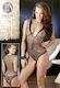 Mandy Mystery Spiderweb Body Sexy Κορμάκι Διχτυωτό Black