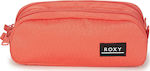 Roxy Da Rock Pencil Case Barrel with 2 Compartments Orange