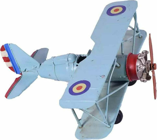 SP Souliotis Avion Decorativ Metalic 16x16x7cm 1buc