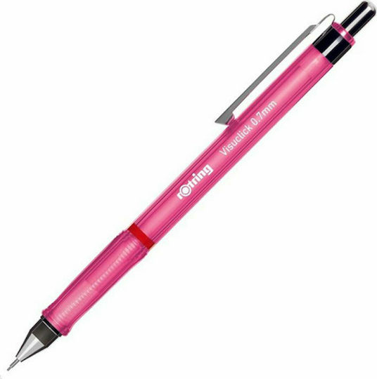 Rotring Visuclick Механичен Молив 0.7мм с Гума 1бр Розов
