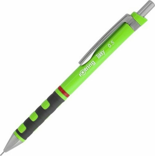 Rotring Tikky Механичен Молив за Рисуване 0.5мм с Гума 1бр Зелен