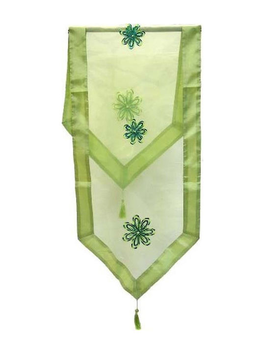 Inart Runner Green 40x140cm
