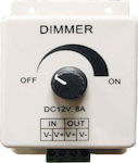Dimmer Επιτοίχιο 12V/24V 96W 8A DCR-102