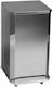 Ready Metallic Wheeled Waste Bin 90lt with Pedal Inox