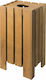 Ready Wooden Waste Bin 100lt Brown