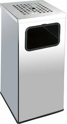 Ready Μεταλλικός Κάδος Απορριμμάτων 65lt Inox