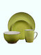 Set de Farfurii Ceramic Verde 16buc