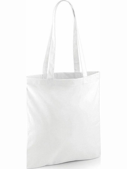Westford Mill W101 Bumbac Geantă de Cumpărături în culoarea Alb