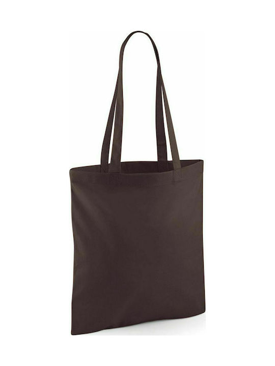 Westford Mill W101 Cotton Shopping Bag Chocolate