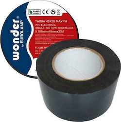 Eurolamp Μονωτική Ταινία PVC Μαύρη