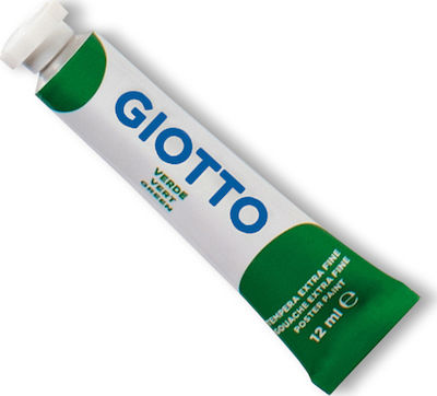 Giotto Tempera Tempera Farben Grün in Röhre 12ml 1Stück 035201200