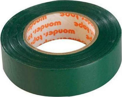 Wonder Μονωτική Ταινία 19mm x 20m PVC Στενή Πράσινο Πράσινη