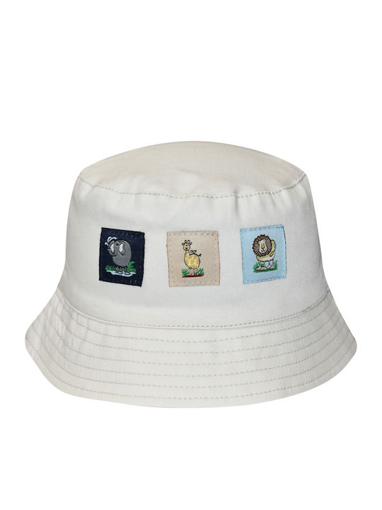 Stamion Παιδικό Καπέλο Bucket Υφασμάτινο Μπεζ