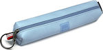 Make Notes Fabric Pencil Case Small with 1 Compartment Light Blue