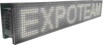 ExpoLedTeam LED Beschriftung Doppelseitig Wasserdicht 64x16cm Weiß