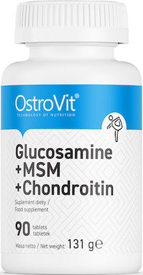 OstroVit Glucosamine + MSM + Chondroitin Supliment pentru Sănătatea Articulațiilor 90 file 30903
