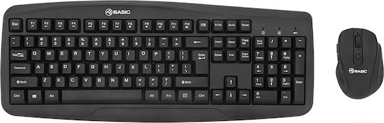 Tellur TLL491051 Ασύρματο Σετ Πληκτρολόγιο & Ποντίκι Αγγλικό US