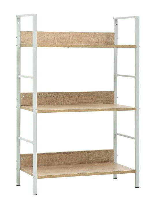 Bookcase Beige 60x27.6x90.5cm