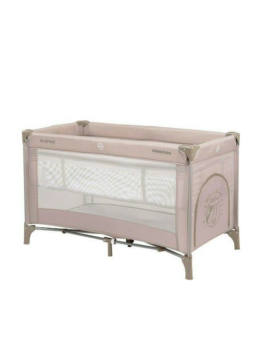 Kikka Boo So Gifted 2020 Playpen 2 Levels with Mattress Beige 124x65cm