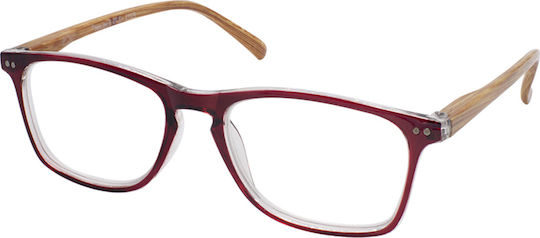 Eyelead Ε213 Reading Glasses +2.50 in Burgundy color Ε 213