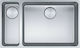 Franke Mythos MYX 160-50-16 3012500623 Right-handed Undermount Sink Right Inox Satin W72.5xD44cm Silver