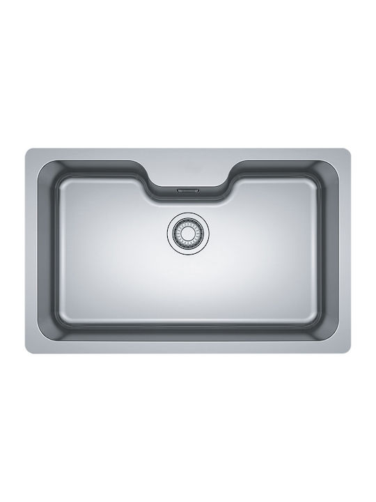 Franke Bell BCX 110-75 TL 3011850104 Undermount Sink Inox Satin W81xD51cm Silver