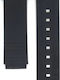 Casio Καουτσούκ Λουράκι Μαύρο 16mm