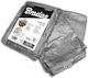Bradas Waterproof Tarpaulin 120gr/m² 10x12m. Light Type Gray