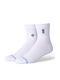 Stance Logoman ST QTR Basketball Socks White 1 Pair