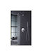Gloria Corona Built-in Mixer, Hand Shower & Shower Head Set for Shower 2 Exits Silver