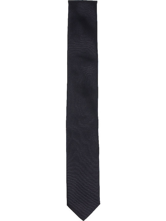 Hugo Men's Tie Silk Monochrome in Black Color
