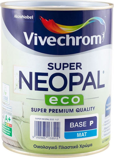 Vivechrom Super Neopal Eco Plastic Ecological Paint for Interior Use White 750ml