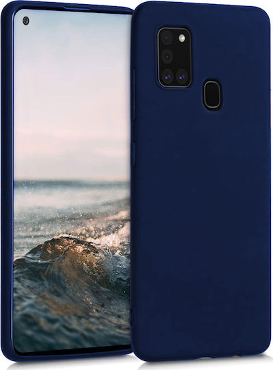 Forcell Soft Back Cover Σιλικόνης Μπλε (Galaxy A21s)