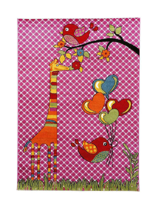 Madi Cartoons 049 Kinder Teppich Mehrfarbig 133x190cm Dicke 15mm 49 ROSE-133x190