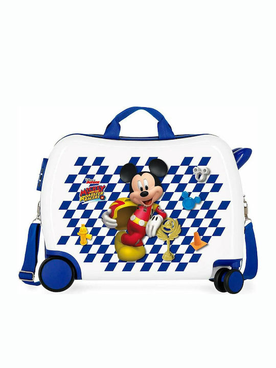 Disney Παιδική Βαλίτσα Ταξιδίου Καμπίνας Σκληρή Μπλε με 4 Ρόδες Ύψους 50εκ.