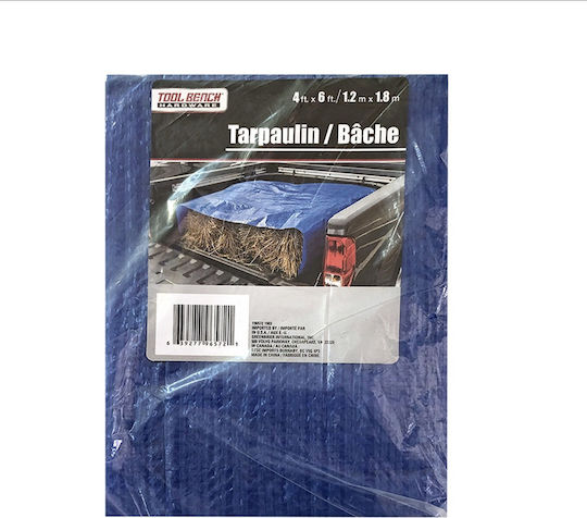 HOMie Tarpaulin 200gr/m² 1.8x1.2m. Heavy Duty Blue