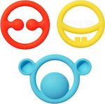 Moluk Baby Teether Nigi, Nagi ,Nogi of Silicone for 3 m+ 3pcs