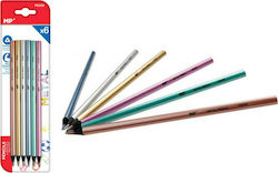 Madrid Papel Metal Pencils Set 6pcs