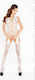 Passion BS012 Sexy Bodystockings Mesh with Open Crotch White