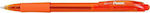 Pentel Retractable Pen Ballpoint 0.7mm with Orange Ink