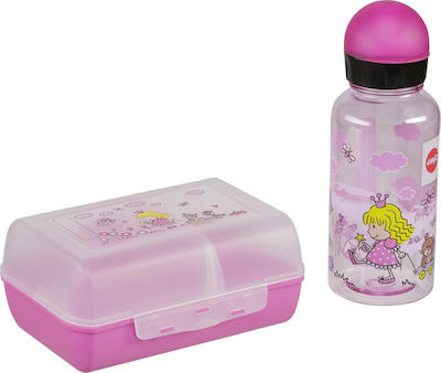 Emsa Kids Set Lunch Plastic Box Pink