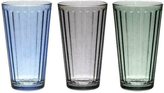 Click Set de pahare pentru apa din Sticlă 430ml 6buc